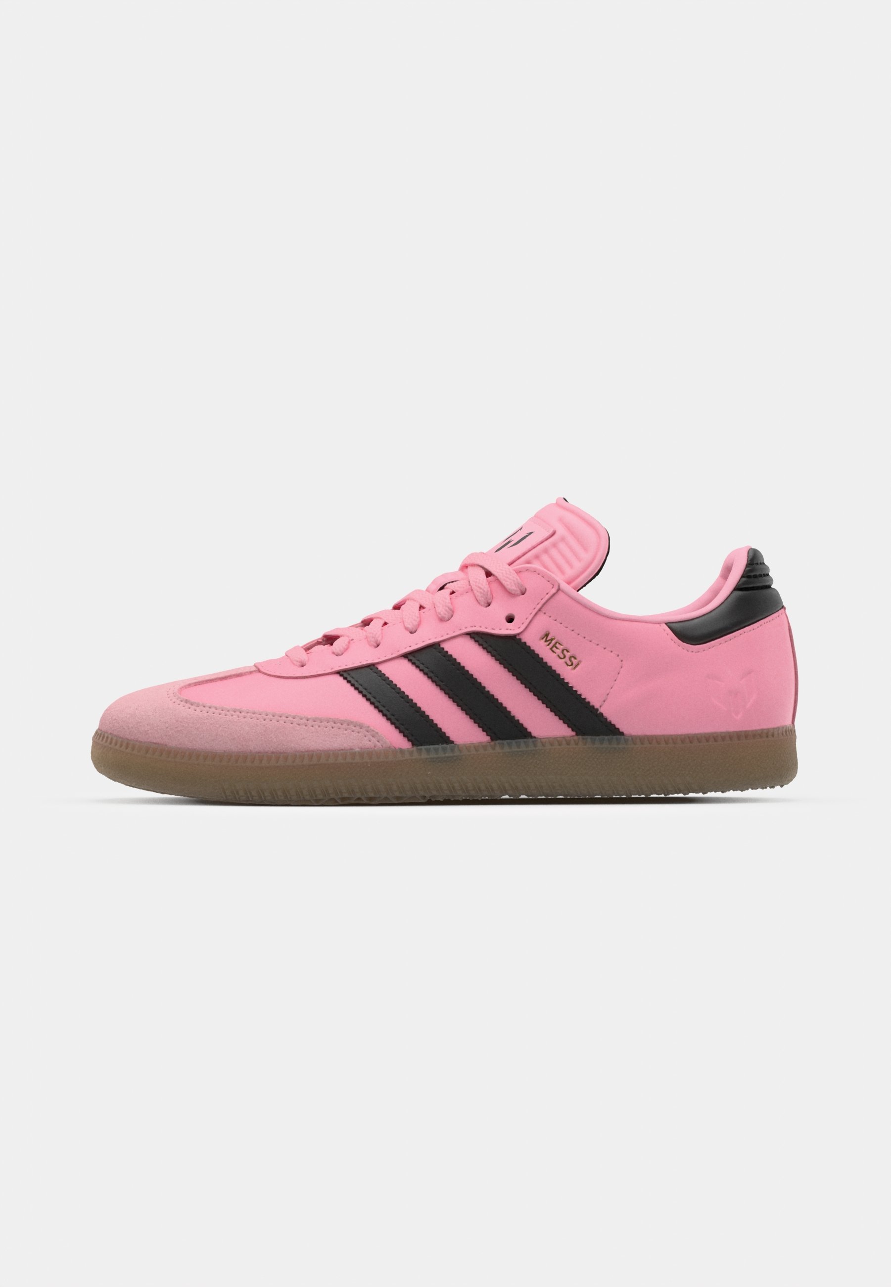adidas Originals SAMBA MESSI - Zaalvoetbalschoenen - lichtroze/kernzwart