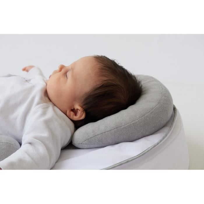 Capazo para bebé TINEO - Cuña para bebé - Plano inclinado de 10° - Ajustable - Desmontable - 0-3 meses - Soporte para la cabeza del bebé - 58x40cm