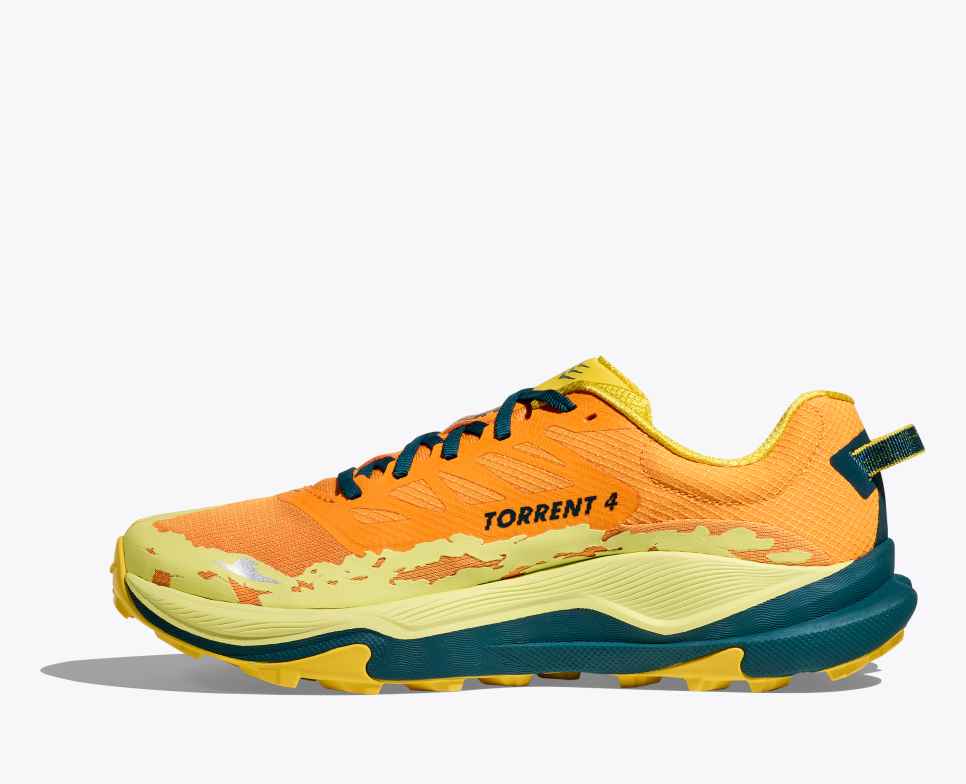 HOKA Torrente 4 Coral Sol / Crepúsculo Azul