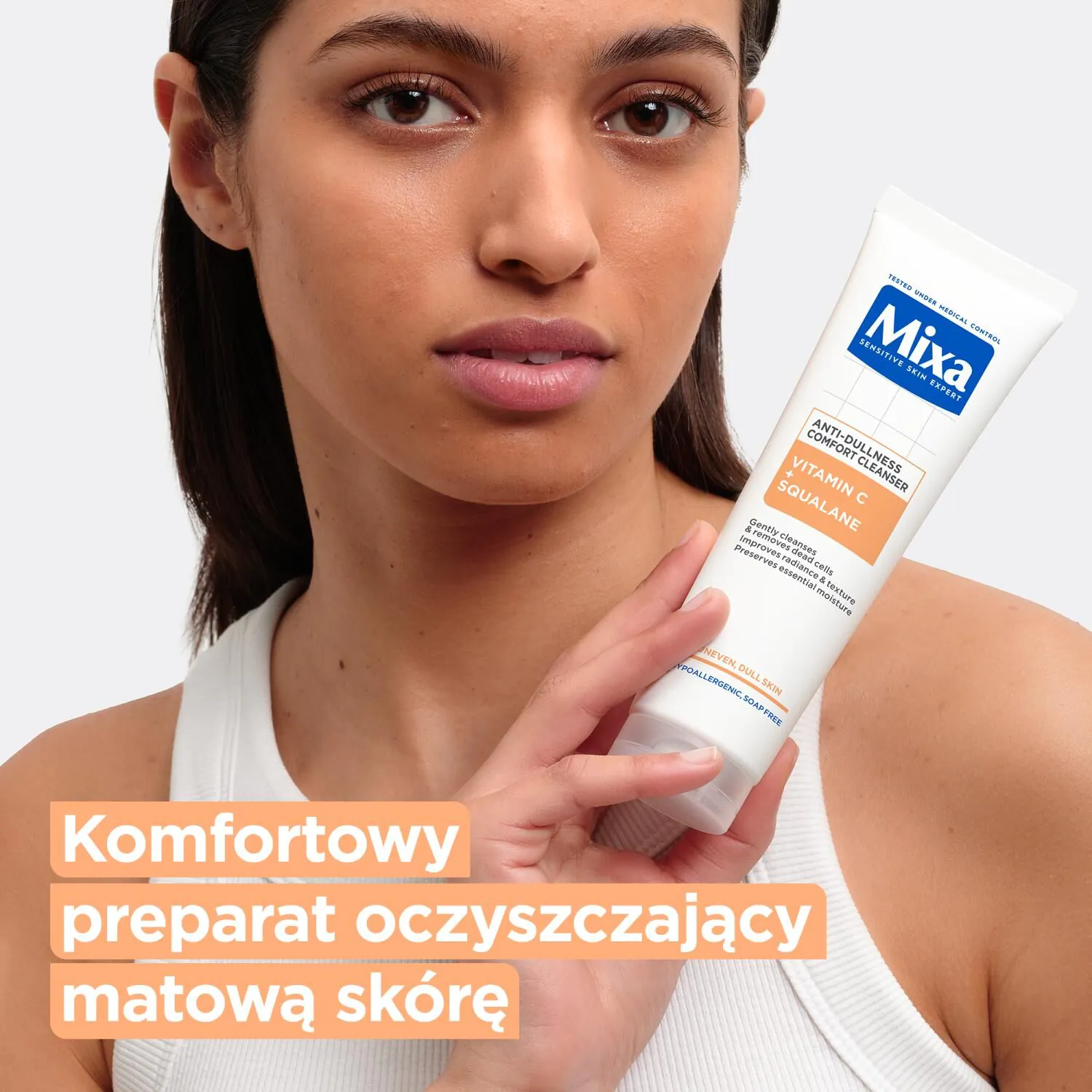 Mixa Witamina C + Skwalan Żel do mycia twarzy przeciw niedoskonałościom