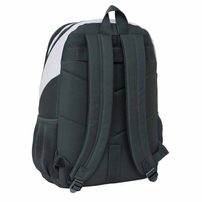 Sac à dos enfant - SAFTA - Real Madrid 2025/26 - 44 cm - blanc - adaptable chariot