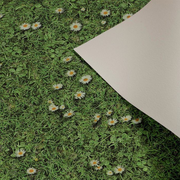 Suelo de vinilo 3D Moonlight Daisy de PVC, 100 x 100 cm