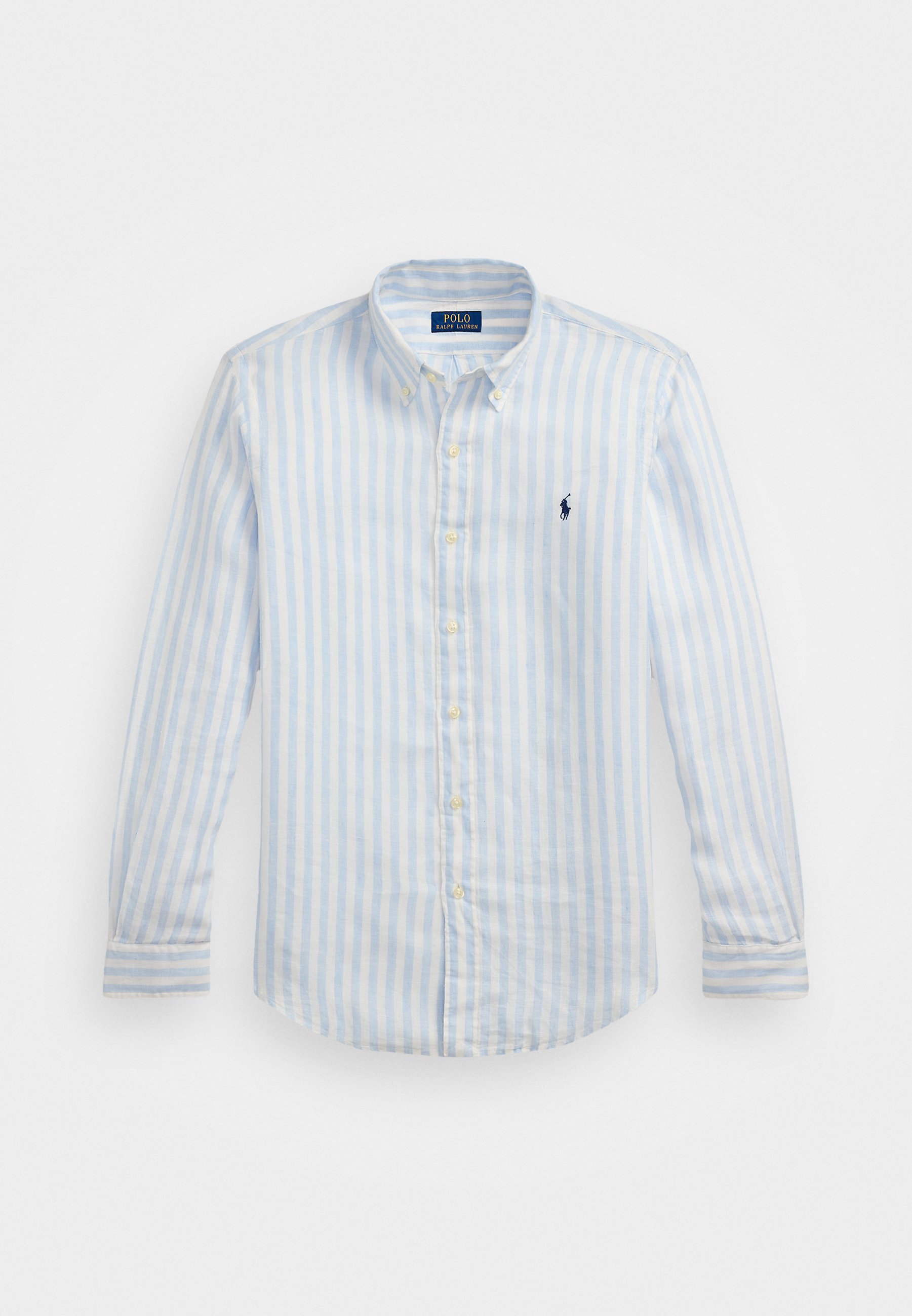 Polo Ralph Lauren LONG SLEAD SPORT SHIRT - Camicia - blu ufficio/bianco
