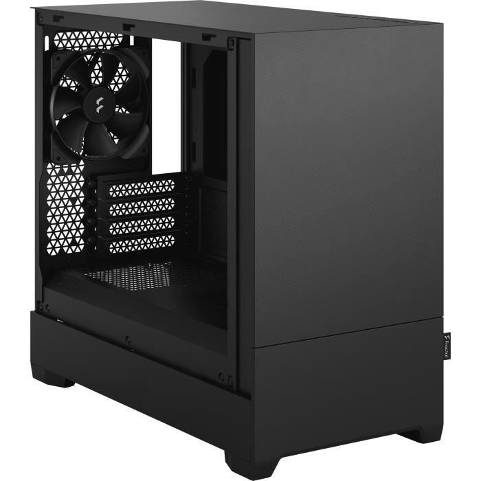 FRACTAL DESIGN - Pop Mini Silent Black Solid - PC-Gehäuse - Schwarz (FD-C-POS1M-01)