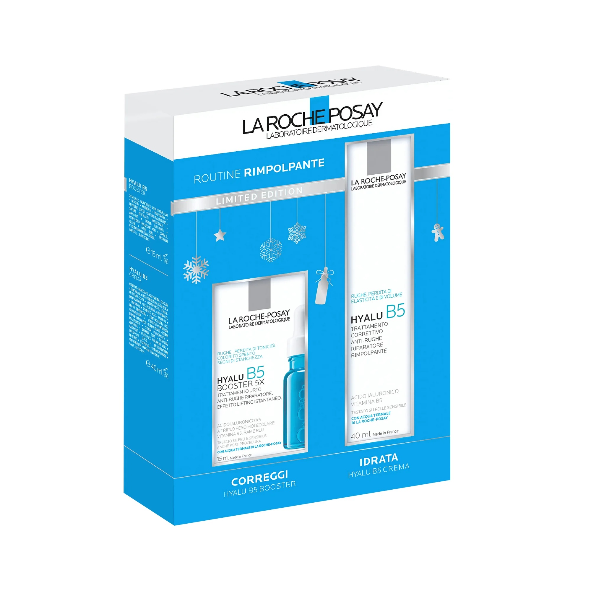 LA ROCHE POSAY La Roche Posay Hyalu B5 Booster 15 ml + Hyalu B5 Crème 40 ml Hydraterende en volumegevende cadeauset