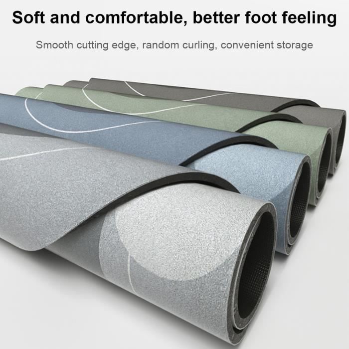 Alfombrilla de baño antideslizante, superabsorbente, de secado rápido, suave y gruesa.