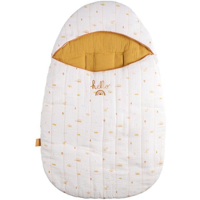 Nid d'ange - SAUTHON - SUNLIGHT - 0-4 mois - Mousseline de coton - Imprimé motif