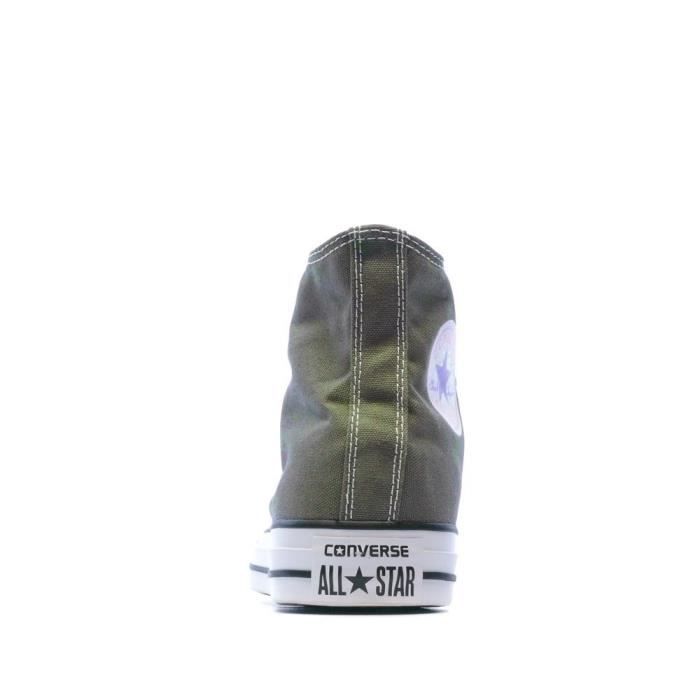 Zapatillas altas Converse All Star, unisex, color gris.