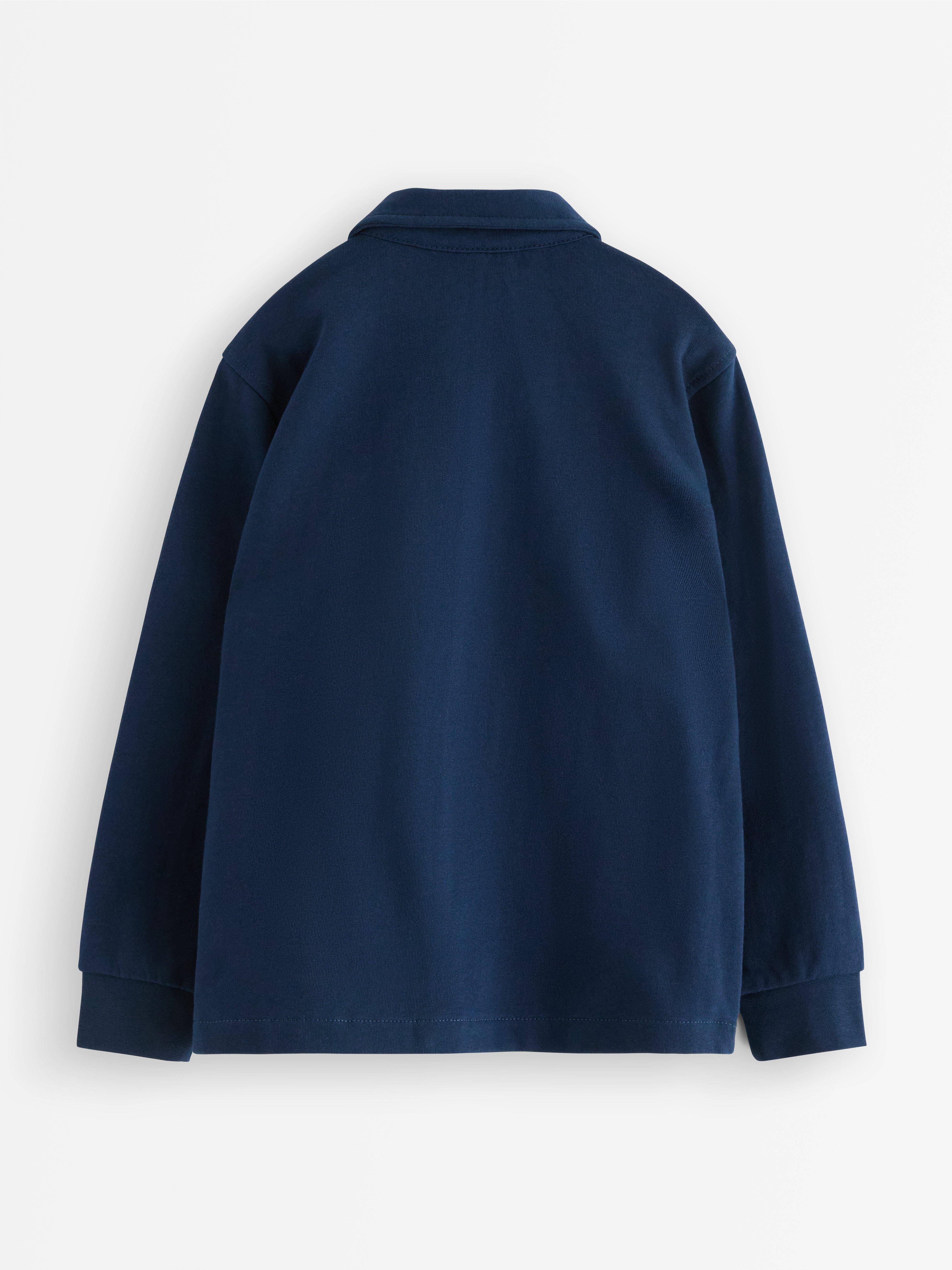 Sobrecamisa de punto azul oscuro