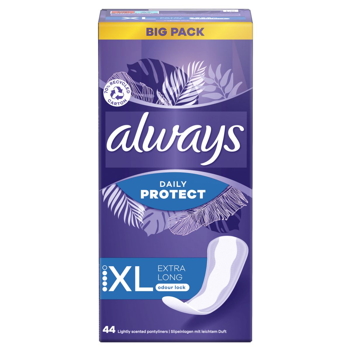 Always Dailies inlegkruisjes, 44 stuks