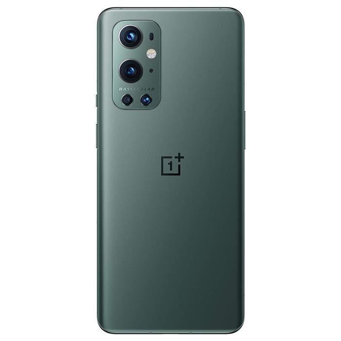 OnePlus 9 Pro 5G Téléphone 12Go 256Go Vert Snapdragon 888 6,7 pouces 120Hz adaptatif Hasselblad 50MP Cámara Charge rapide sans fil
