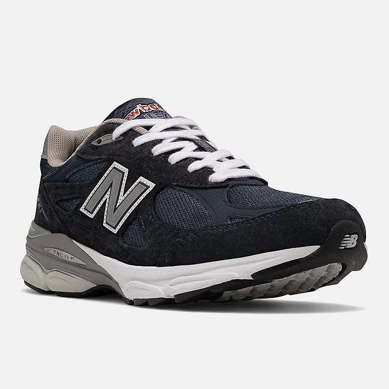 Męskie buty MADE in USA 990v3 Core – granatowe z białym