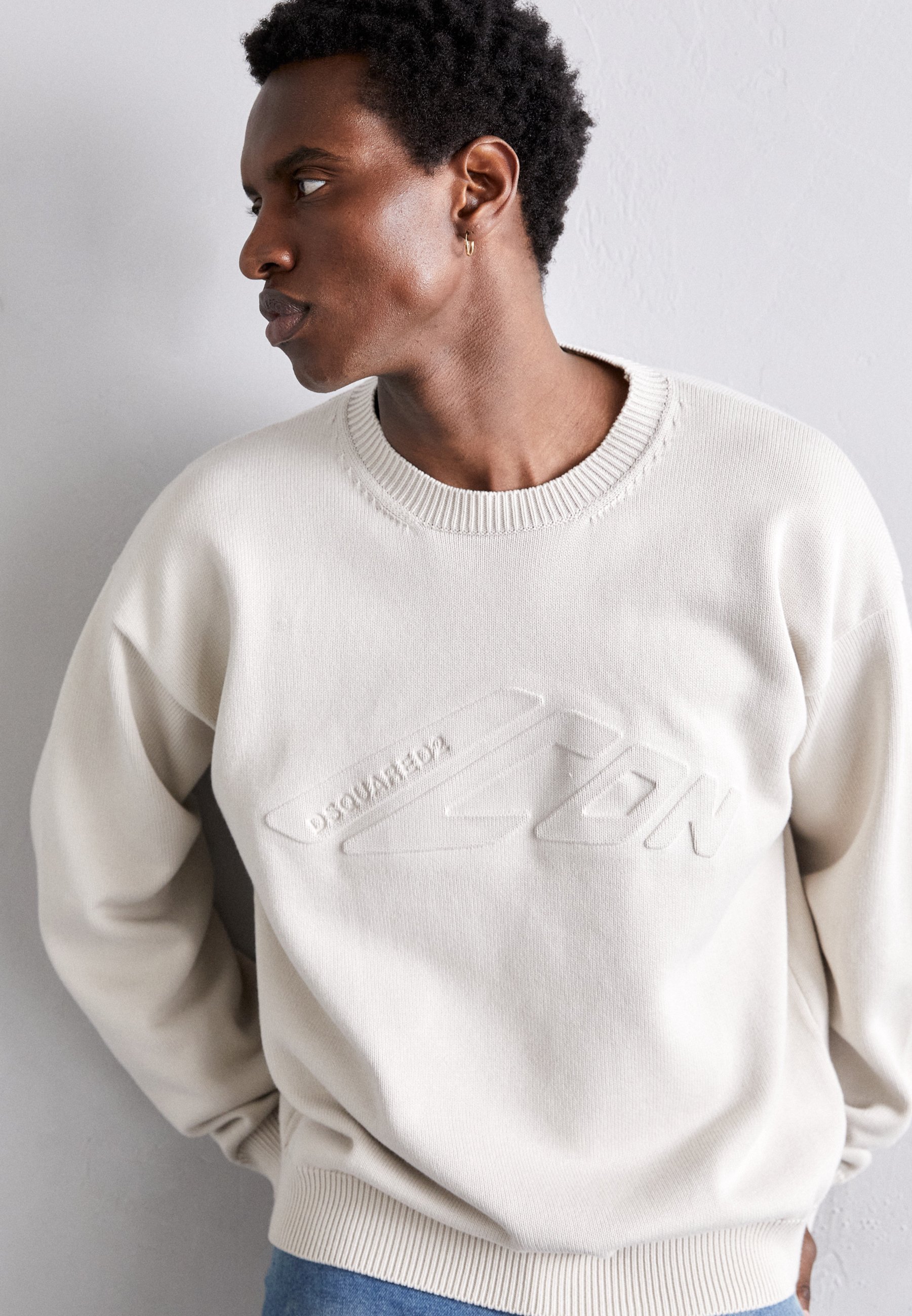 DSQUARED2 ICON ICON JUMPER - Svetr - black