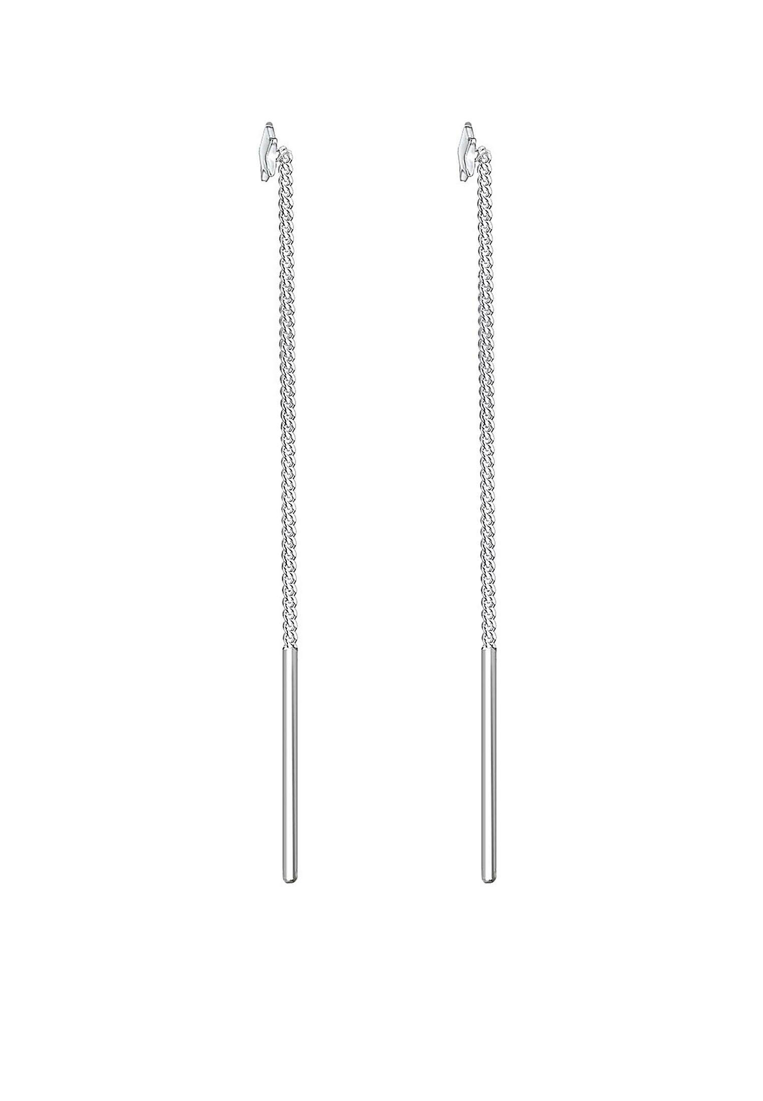 Elli Femmes Pendentif d'oreilles Étoile Astro Basique Tendance en Argent Sterling 925