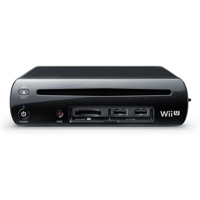 Console Nintendo Wii U 32 Go noire - Nintendo Land inclus - Pack Premium