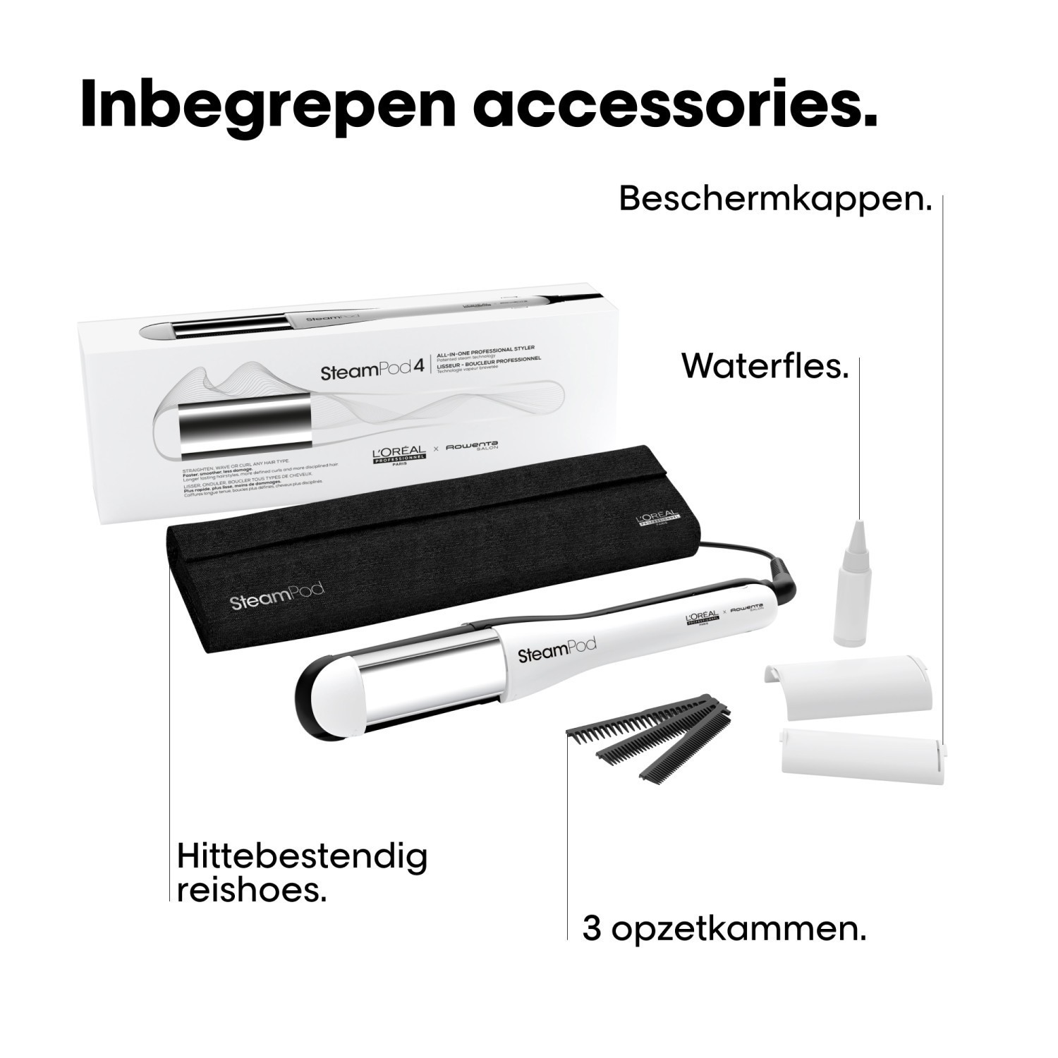 L'Oréal Professionnel taisnotājs SteamPod 4 - 1 gab