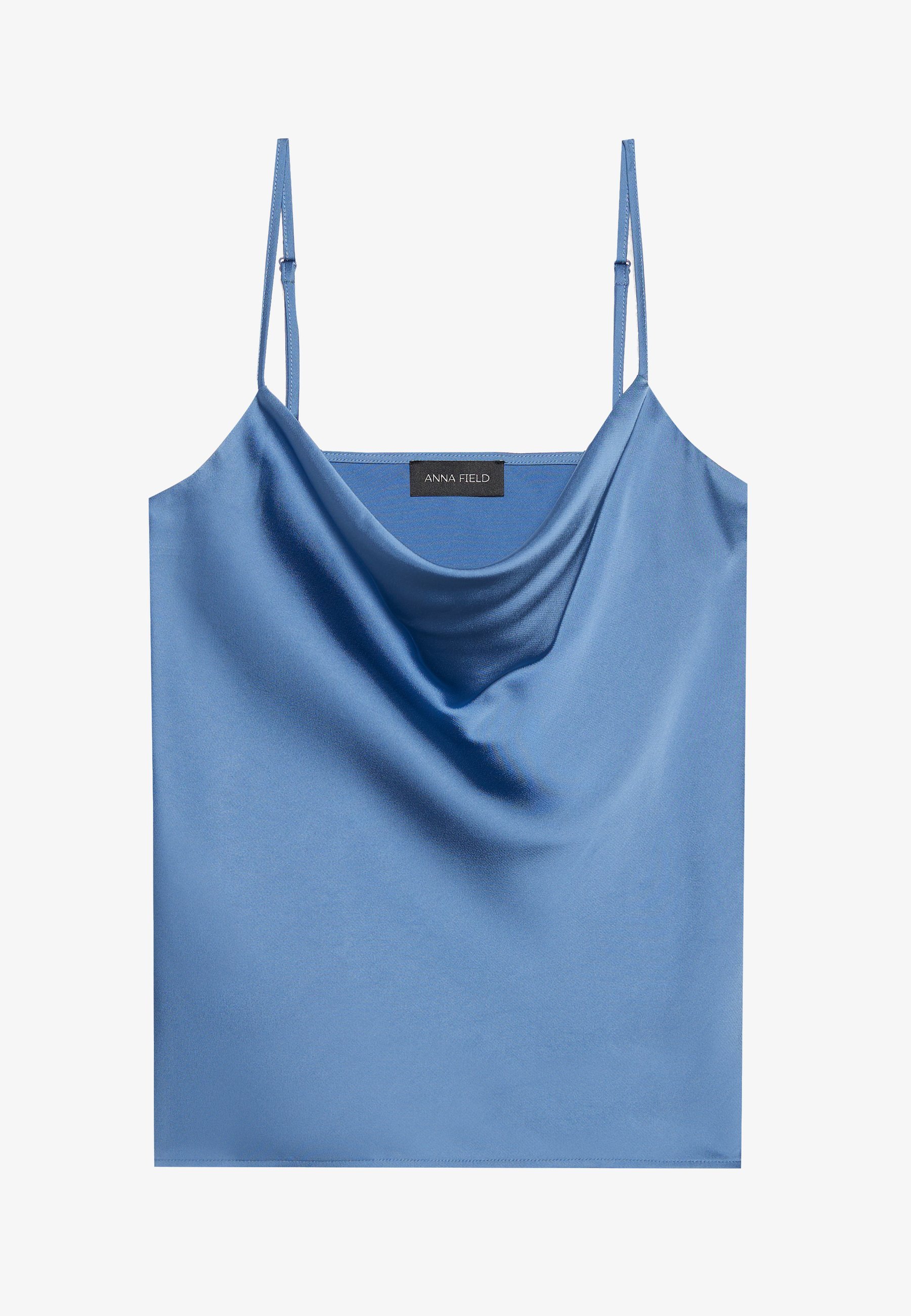 Anna Field Top – Kronenblau