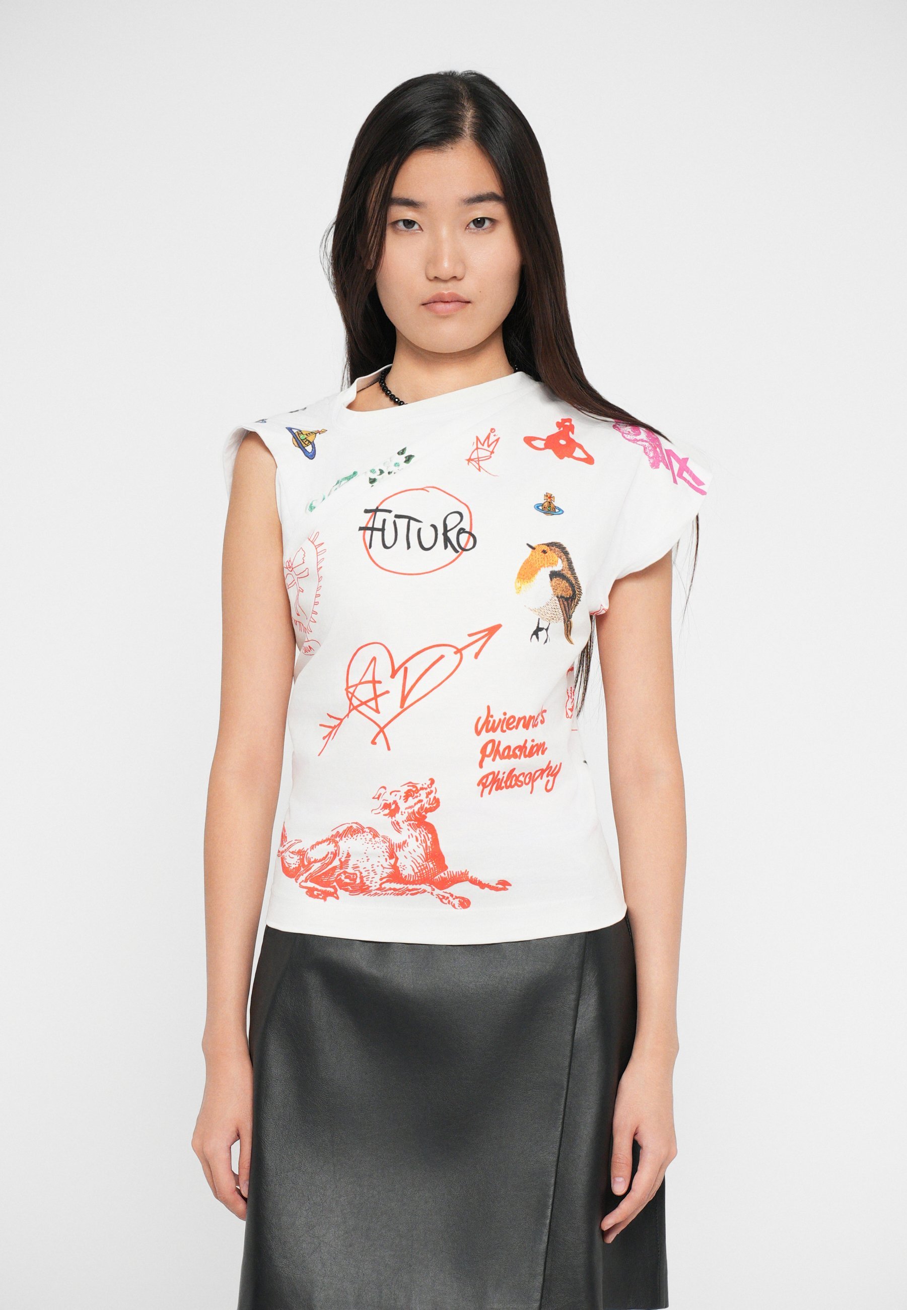 T-shirt imprimé Vivienne Westwood HEBO - logos