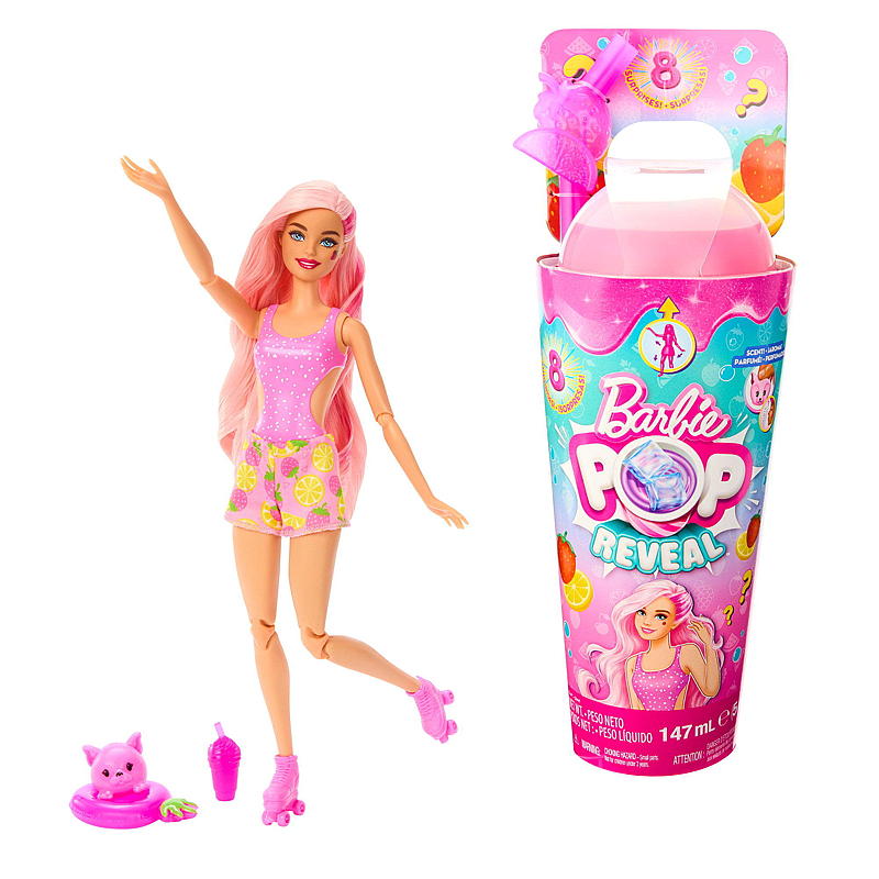 Barbie Barbie-dukke Pop-avsløringsdukke