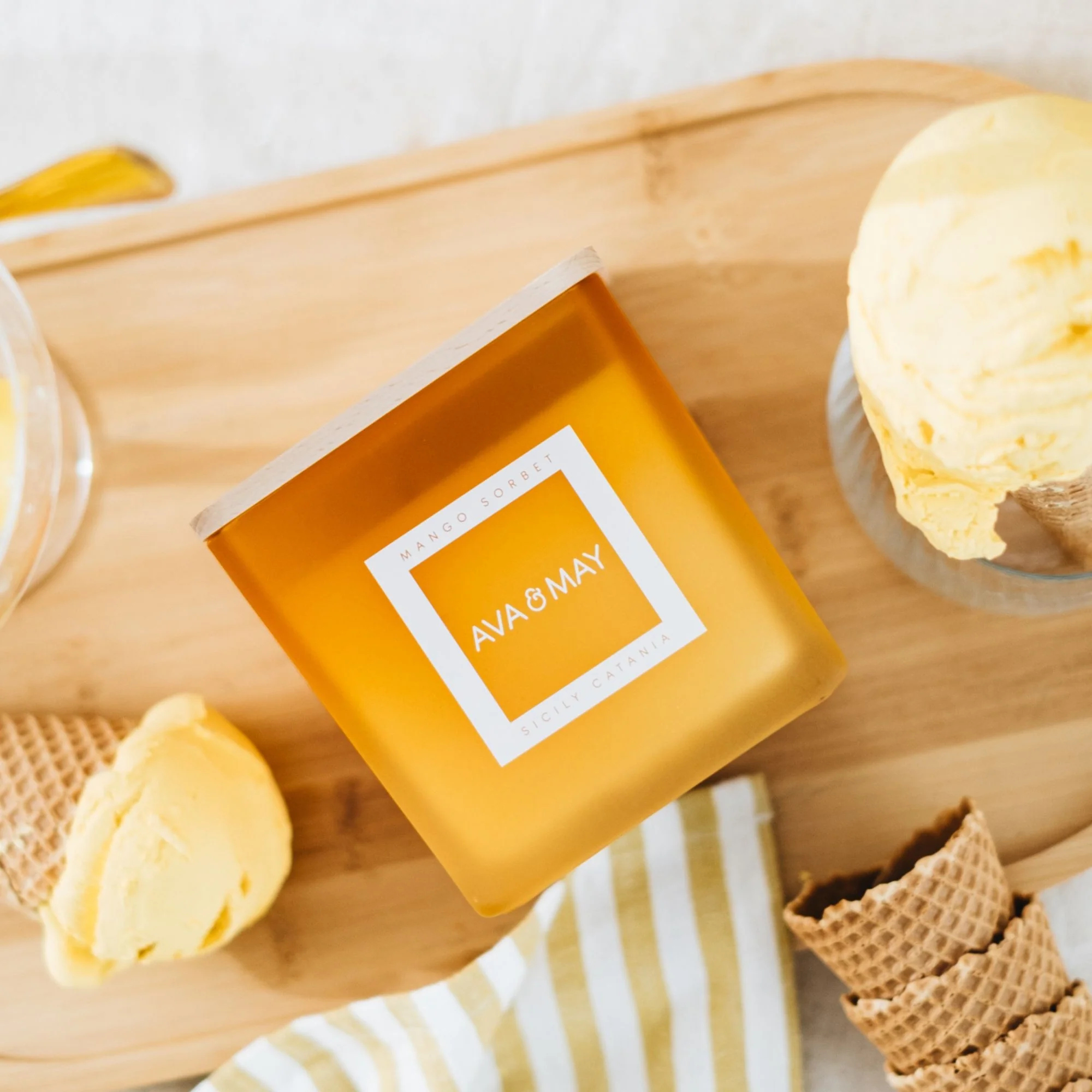 Candele Sorbetto al mango - Candela Profumata