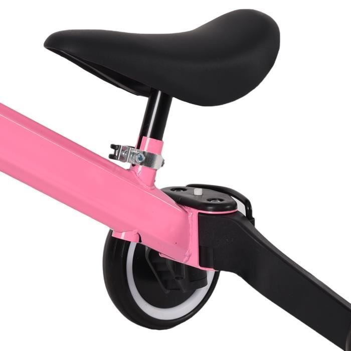 Verstelbare loopfiets - BELFOYER - 3 wielen - Roze - 10 maanden tot 3 jaar - 15 kg