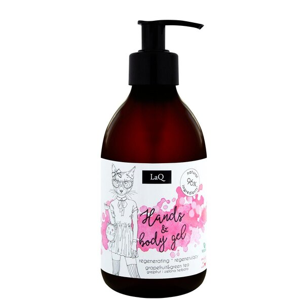 Gel regenerant pentru mâini și corp LaQ - Grapefruit 300ml