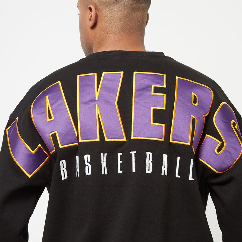 NBA Team First Satin Fleece Crew Los Angeles Lakers