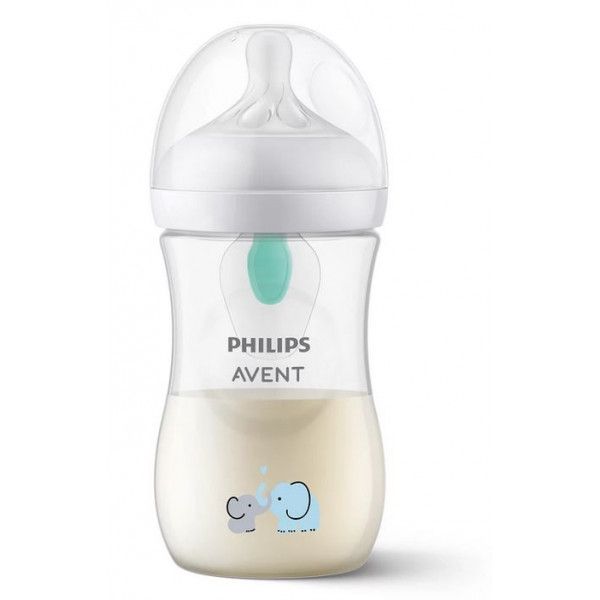 Avent steklenička za dojenčke Natural Response Elephant z AirFree stekleničkami