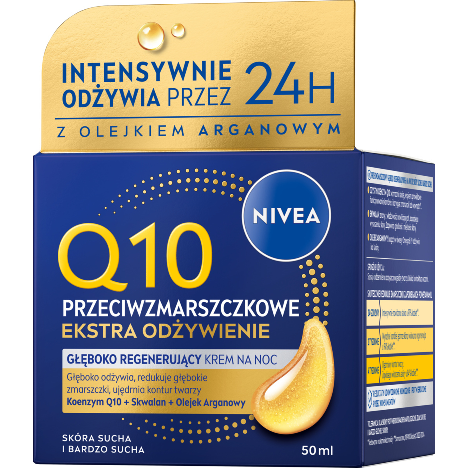Nivea Anti-rynke og opstrammende ansigtscreme SPF15 50ml Q10 Power