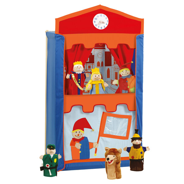 Punch and Judy show with hand puppet set