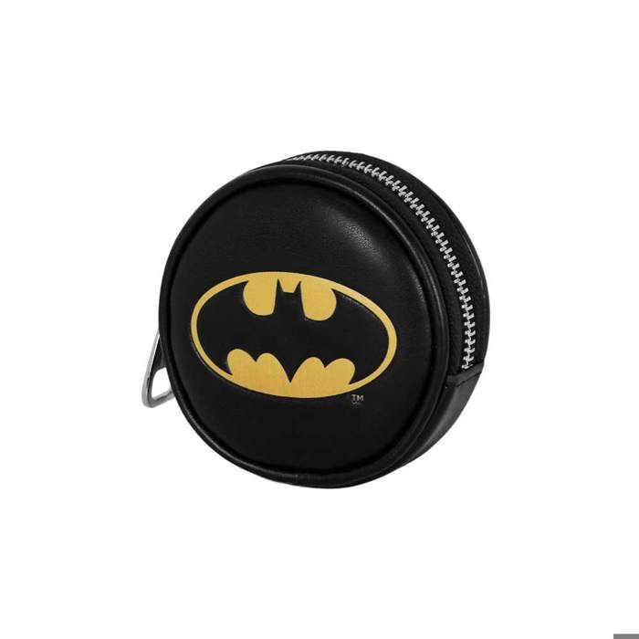 Carteira Cookie - DC Comics Batman Bat-Sinal - Preta - Tamanho Único