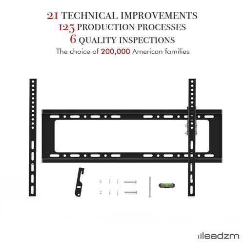 Support TV Mural, Plat, inclinable, Universel 32