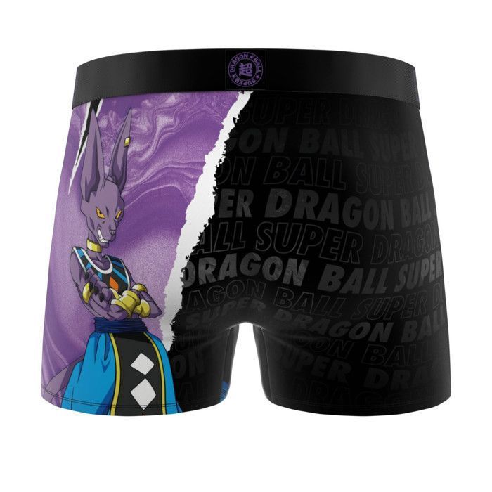 Boxer da uomo Freegun DRAGON BALL SUPER, Intimo da uomo - Viola (confezione da 4)