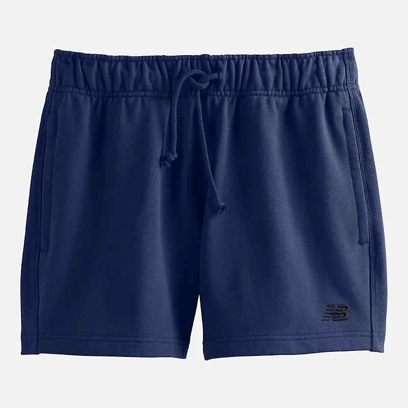 Heren sportshorts van badstof (5 inch) - NB NAVY