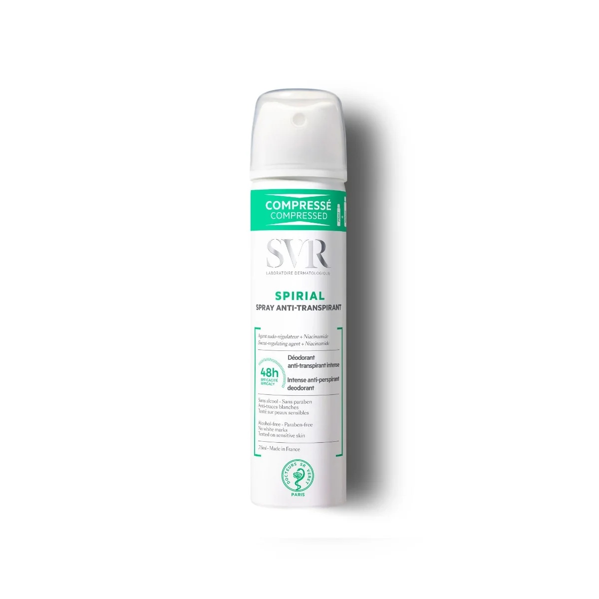 SVR SVR Spiral Spray Neuformulierung 75 ml Antitranspirant-Deodorant