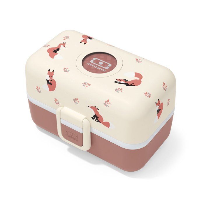 Kinder-Lunchbox – MONBENTO – 3 Fächer – BPA-frei – MB Tresor Fox