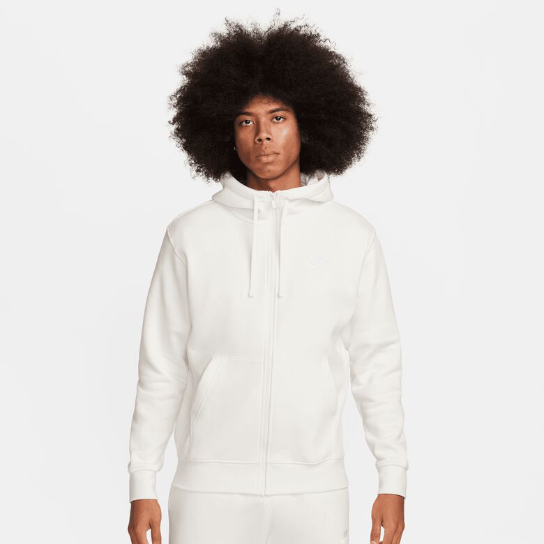 Felpa con cappuccio Sportswear Club con zip intera BB