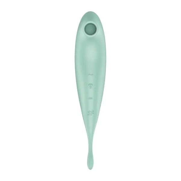 Satisfyer Masażer Twirling Pro Connect App Mint uka
