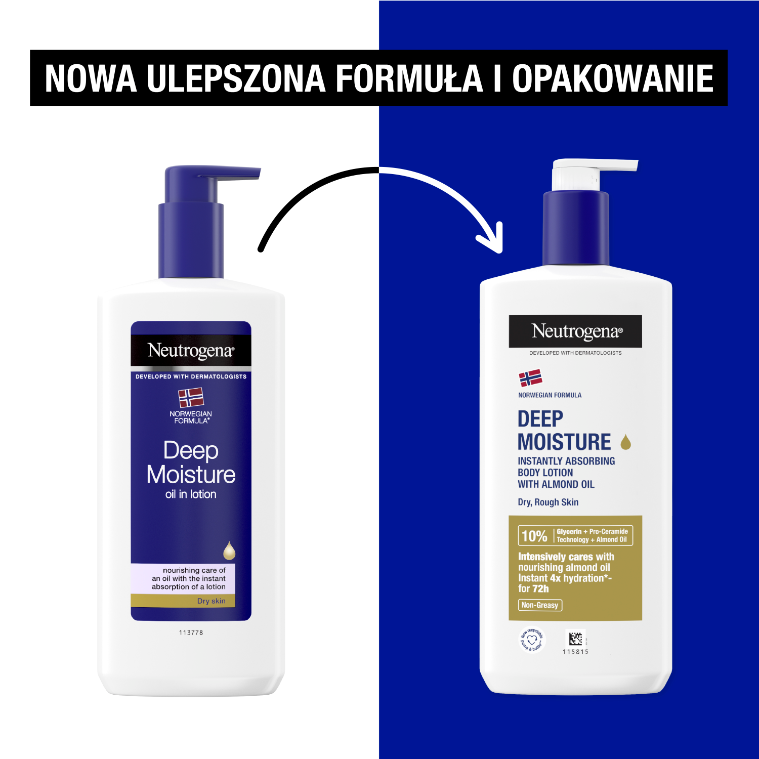 Neutrogena fuktighetsgivende kroppslotion med sesamolje 400 ml