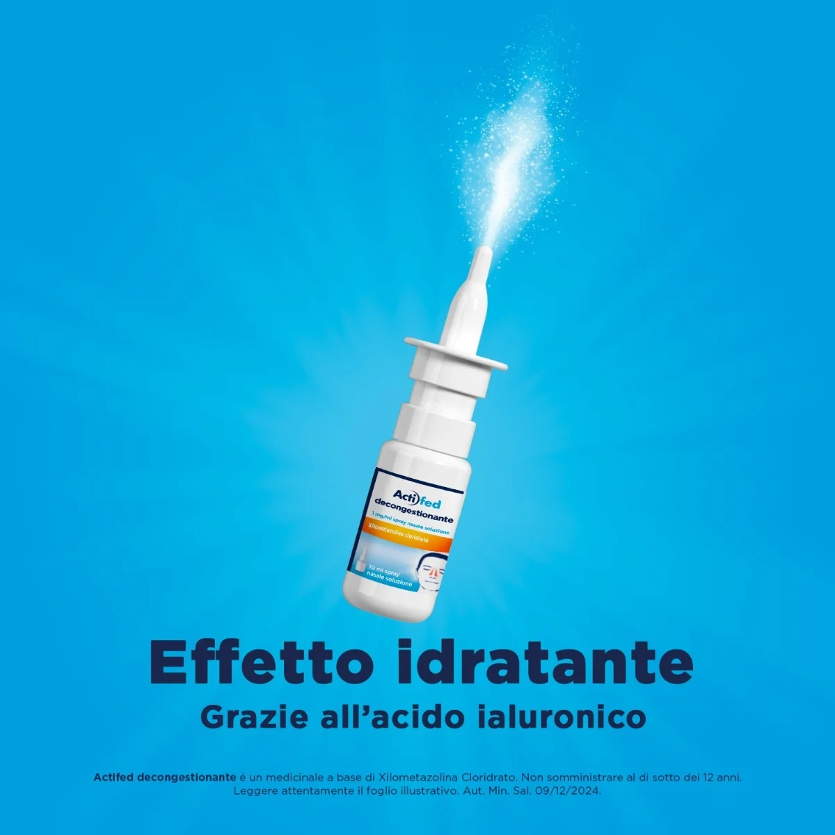 ACTILINE Actifed spray nasal 10 ml Descongestionante rinite e sinusite