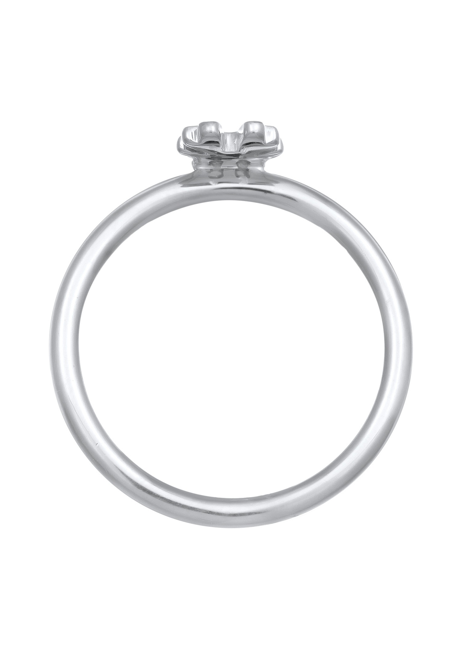 Elli Femmes Pile renne de Noël avec Cristal en Argent Sterling 925