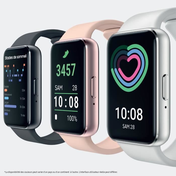 Braccialetto intelligente Samsung Galaxy Fit 3 argento