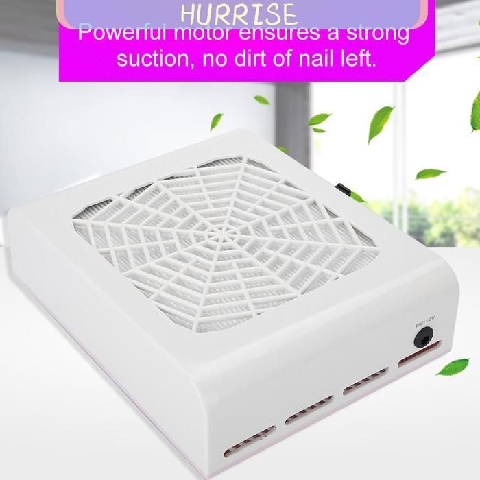 Tbest Aspiration des ongles 48W Nail Art Salon Aspiration Collecteur De Poussière Aspirateur Machine à N electromenager manucure