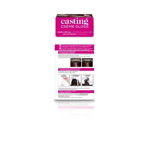 L'Oréal Paris Casting Créme Gloss 500 svetlo rjava poltrajna barva za lase