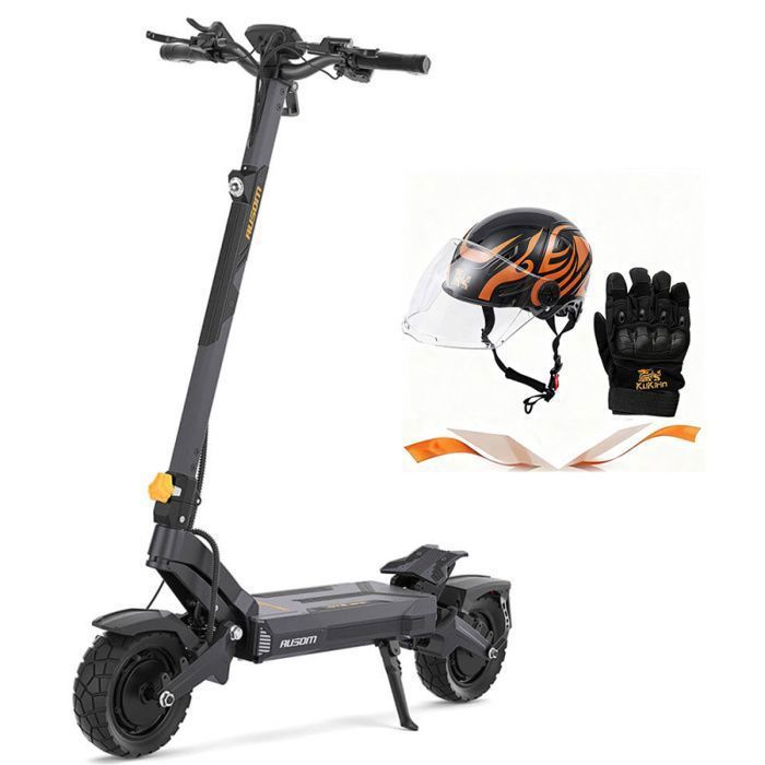 Trottinette Électrique Ausom DT2 Pro - Double Moteur Pic 2800W - Batterie 23,4Ah - 10