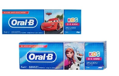 Dentifrice Oral-B Kids pour enfants de 0 à 5 ans, 75 ml