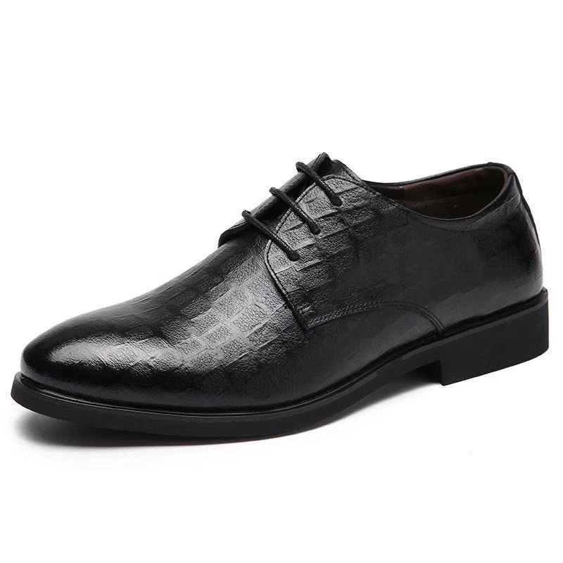 Sapatos sociais masculinos novos, em couro de alta qualidade, tamanho grande 38 a 48, estilo Oxford, para uso no escritório.