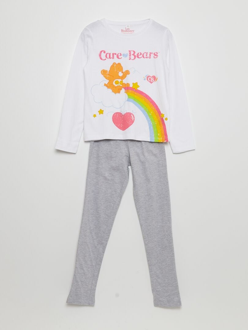 'Care Bears' T-shirt en pyjamabroek set - 2-delig - WIT