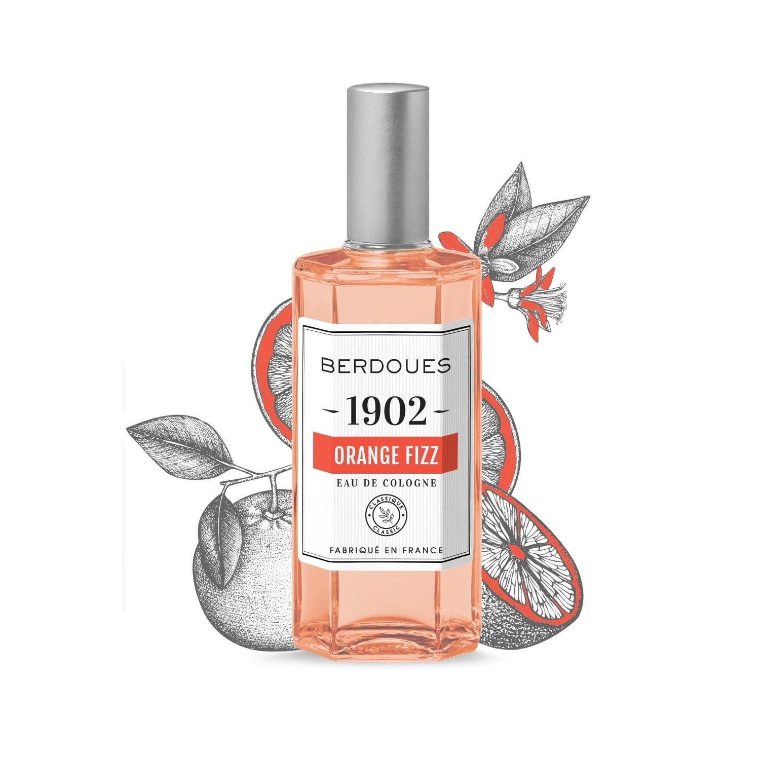 Berdoues Eau de Cologne Orange Fizz - 125 ml