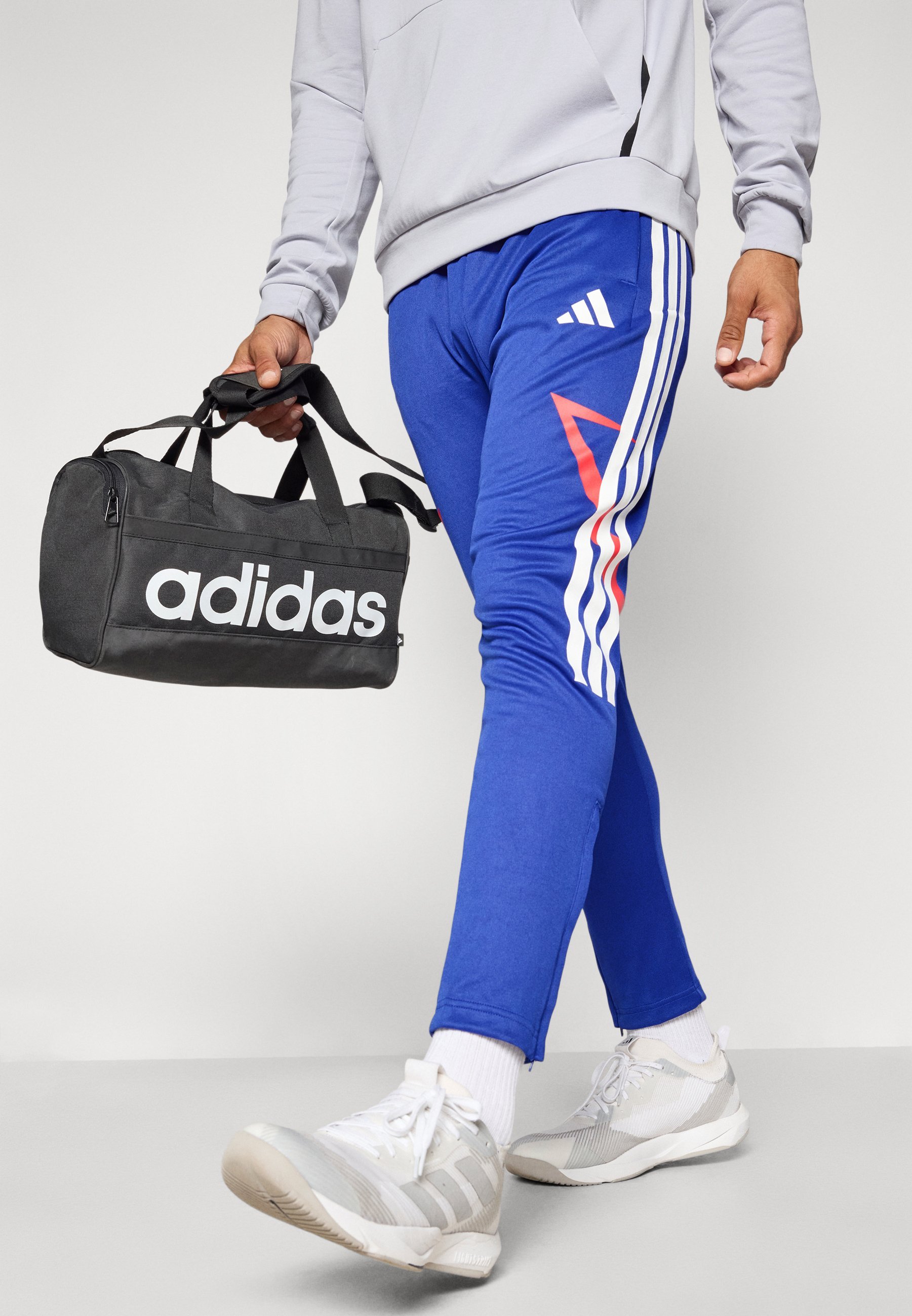 adidas Sportswear TIRO - Trainingsbroek - semi-helderblauw/zuiver robijnrood/wit